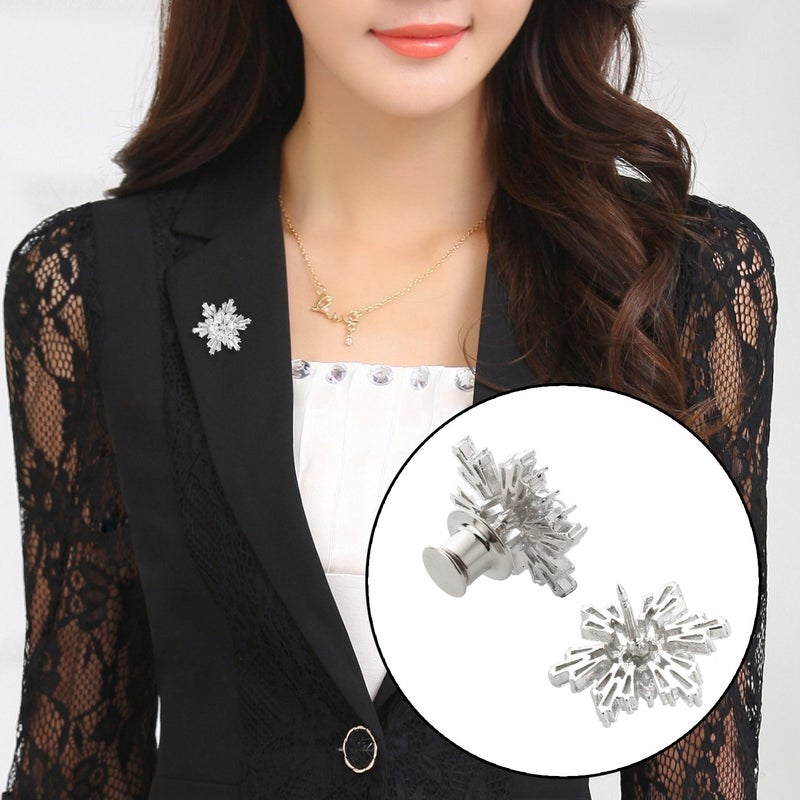 SUBANG 30 Pieces Metal Pin Backs Locking Pin Keepers Locking Clasp with Storage Case - Image 4